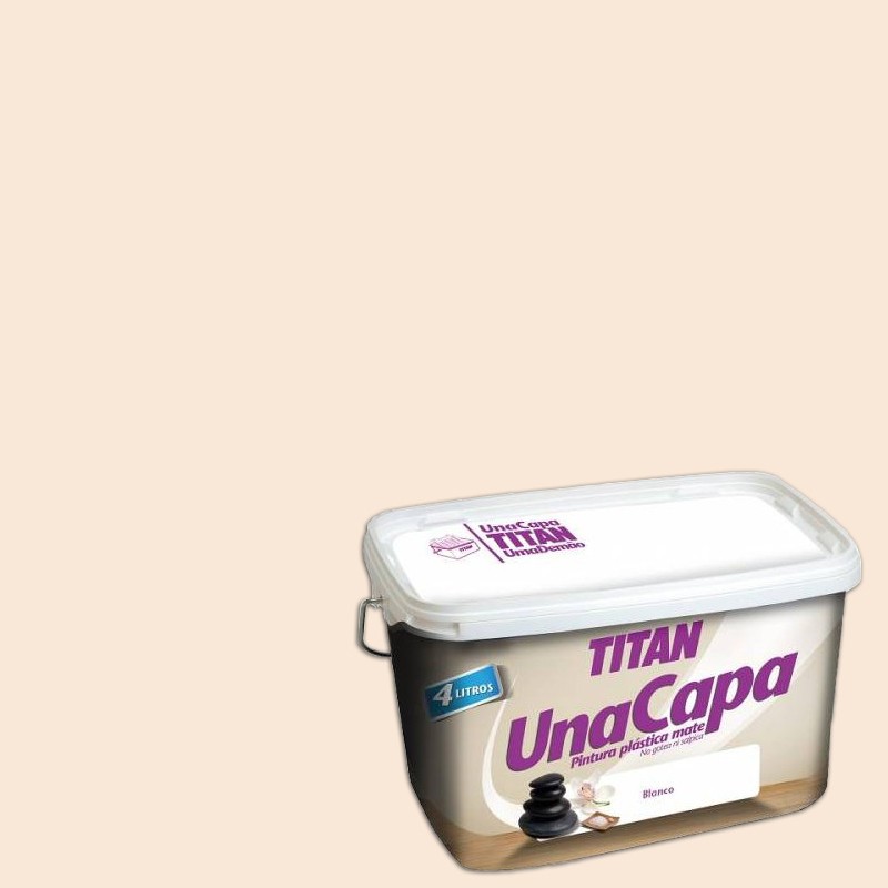 PINTURA PLáSTICA TITAN UNA CAPA MALVA SUAVE