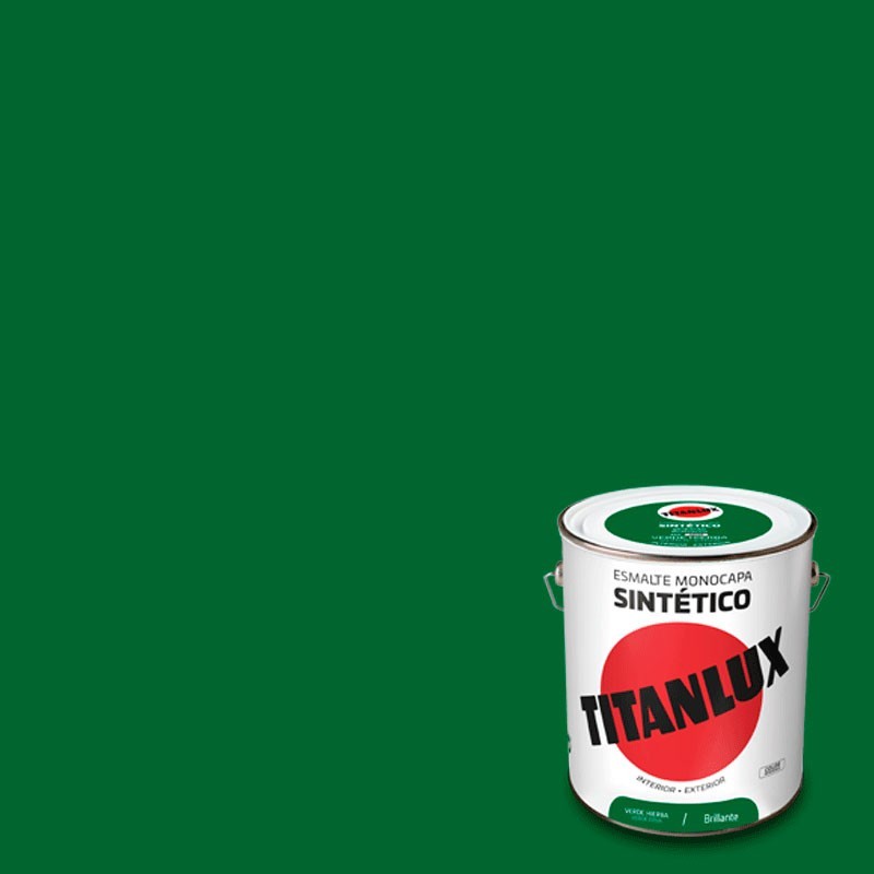 TITANLUX ESMALTE SINTETICO VERDE HIERBA