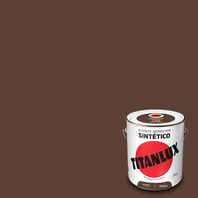 TITANLUX ESMALTE SINTETICO MARRON